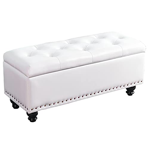 Tabouret avec espace de rangement et assise coiffeuse stable 100cm