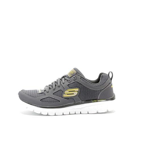 Skechers Burns- Agoura Uomo Scarpe da ginnastica, Grey, 43 EU