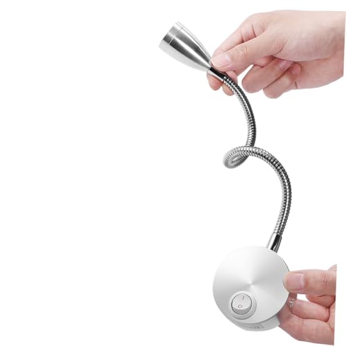 Lámpara de pared LED Mipcase luz cálida orientable para lectura en dormitorio 5