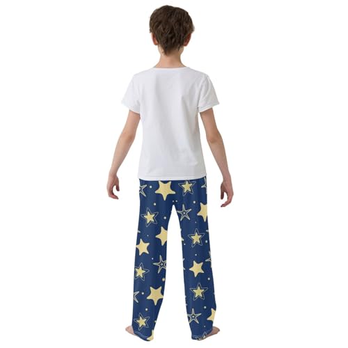 Boys' Pants Long Bottoms Jogger Pants Elastic Waist Trousers with Pockets S-XL3