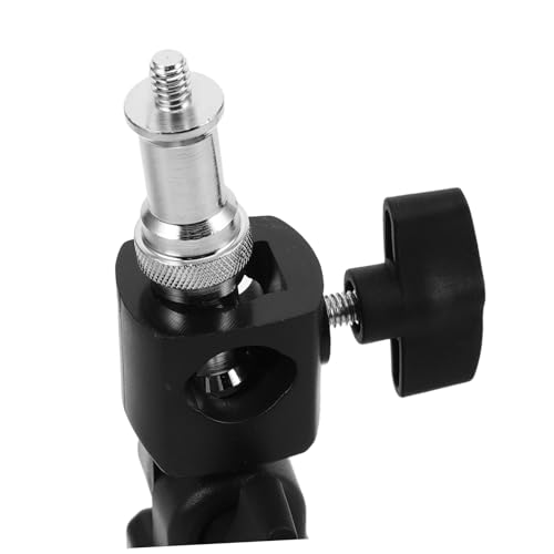 Adaptador de soporte de flash portátil Gatuida con clip para paraguas y trípodes 2