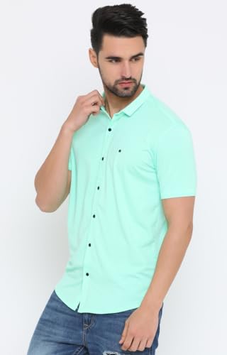 Image of SHOWOFF Men's Regular (Shirt Collar Green XL)