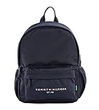 Tommy Hilfiger Infantil Unisex Mochila TH Established Backpack con Logotipo de Letras, Azul (Acc Desert Sky), Talla Única