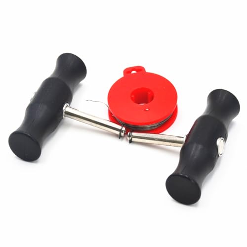 Image of Elarco Windshield Cut-Out Wire Handle, Car Windshield Removal Tools Kit Windscreen Window Glass Cutting Wire W /Handles
