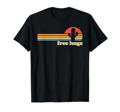 Free Hugs Cactus Fun Antisocial T-Shirt
