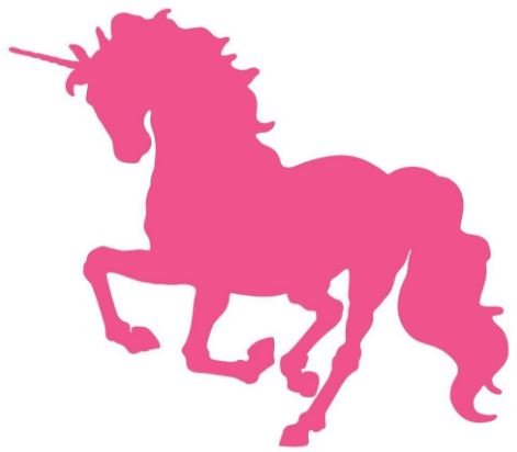 Pink Unicorn - Hand Stamp - Suitable for Festivals - Night Clubs - Parties etc self Inking 18mm circ 5210