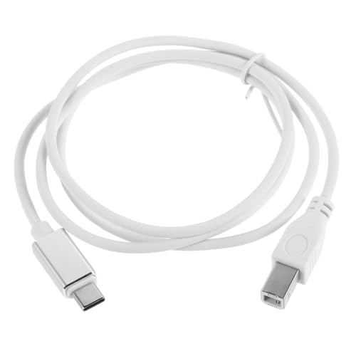 BESTonZON USB Midi Cable Type- Male Midi Cable Right Angle High Speed Data Transfer Zinc Alloy Material 1m Length