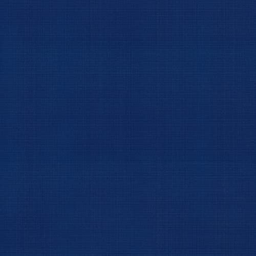 Pillow Perfect Fresco Solid Indoor/Outdoor Wicker Patio Seat Cushion Reversible, Weather And Fade Resistant, Round Corner - 19" X 19", Blue, 2 Count #TOP2