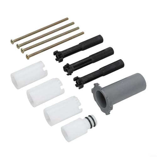 Eawfgtuw Kit d'extension de rechange 14048000 compatible avec les garnitures de robinet de douche Grohtherm SmartControl, 25 mm entre les bords rugueux et les garnitures pour salle de bain flexible