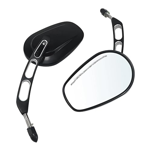 Espejo retrovisor Dyna Low Rider FXDL con acabado negro mate de alta resistencia