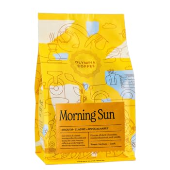 Olympia Coffee "Morning Sun" Medium Roasted Whole Bean Coffee - 5 Pound Bag