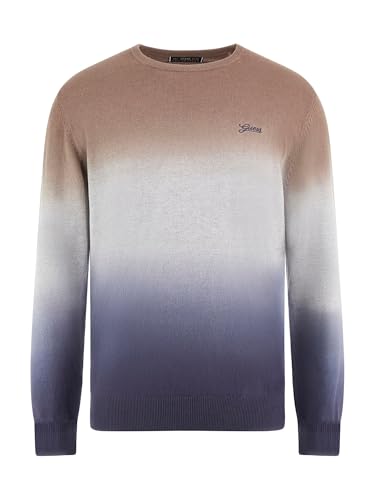 GUESS Men's Edwin Crewneck Tie Dye Sweater