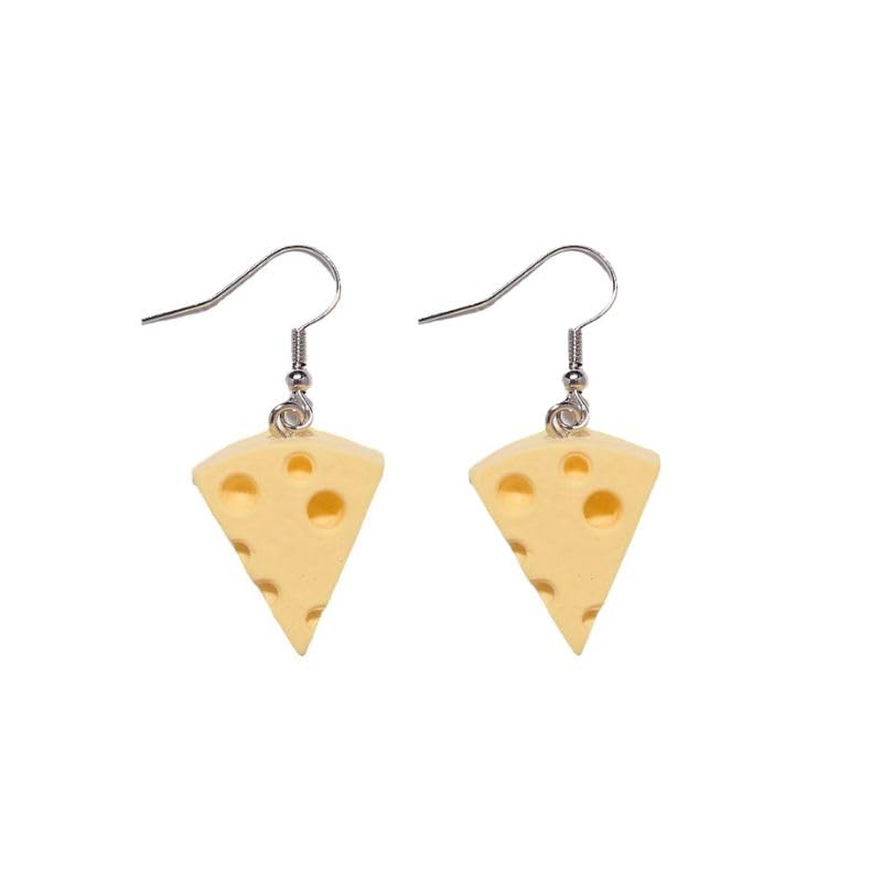 Resin Drop Handmade Eardrop Cute Funny Emulational Charm Food Cartoon Snacks Popcorn Earring Strawberry Fruits