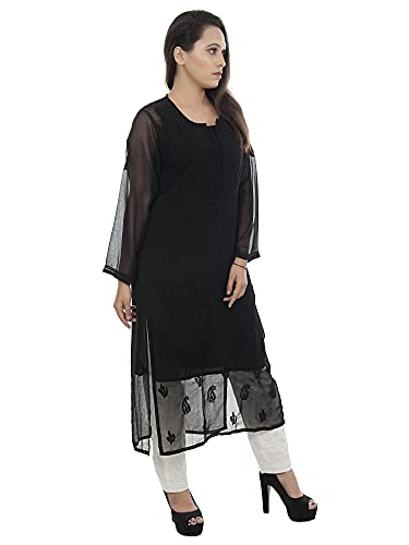Image of Women Georgette Straight Kurti