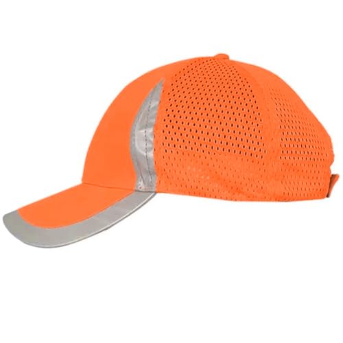 Vobumix - Vobumix Warnschutz-anstoßkappe, Reflektierend, Hi-viz-arbeitsschutzhelm, Baseball-Stil, Schutzhelm, Outdoor-sporthut, Sicherheitsarbeitskleidung Für Männer Und Frauen