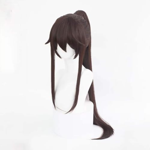 Perruque cosplay Jigokuraku marron anti-nœuds pour fêter Halloween