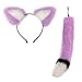 Ears Headband And Tail Pendant For Cosplay Lover Stylish Bag And Backpack Decoration Fashionable Accessories Car Charm