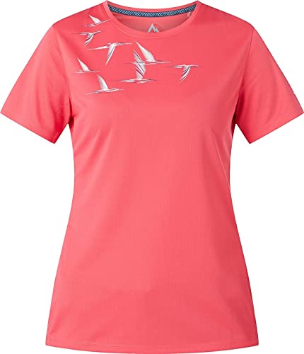 McKINLEY Damen Rossa T-Shirt, Pink, 42