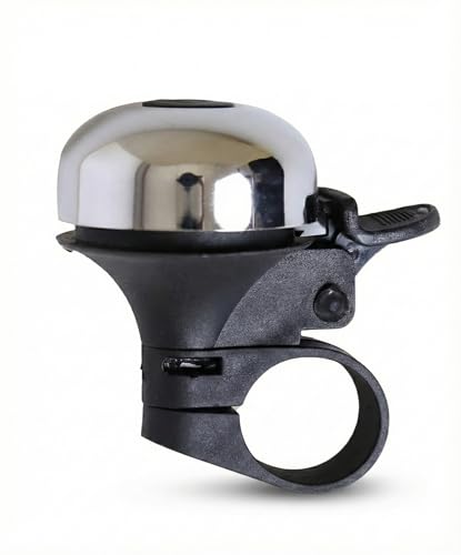 Image of Vamos Cycle Bell for Loud and Crisp Sound for Adults and Kids Bicycle (Chrome)