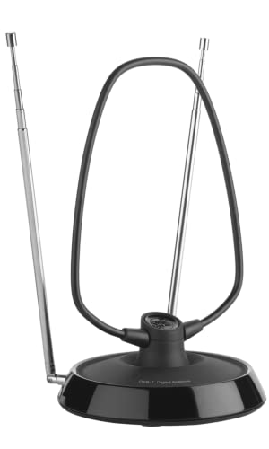 One For All - Antena de TV para Interior - Recibe TDT en un Rango de 5km - Antena HDTV Digital -...