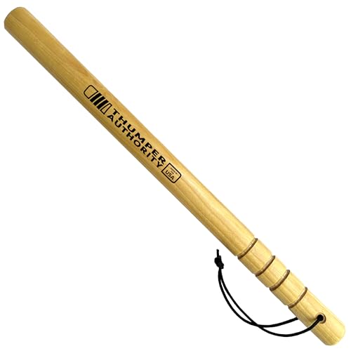 Image of 22 inch Hickory Tire Thumper - Made in USA, Durable Truck Tire Pressure Checker, Fish Bat Knocker, Roadside Tool with Non-Slip Grip