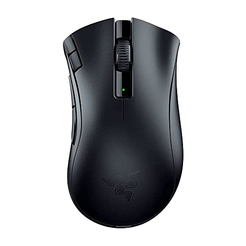 Image of (Renewed) Razer DeathAdder V2 X Hyperspeed: Award-Winning Ergonomic Design - Ultra-Fast Hyperspeed Wireless Ergonomic Gaming Mouse - 235hr Battery Life - RZ01-04130100-R3A1, Black