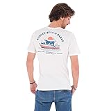 Hurley Herren Evd Wash Beer and Barge Tee Ss T-Shirt, weiß, L