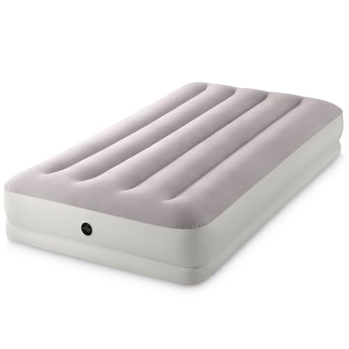 Intex Twin Dura-Beam Prestige Mid-Rise Airbed W/ Usb150, Inflated Size: 99Cm X 1.91M X 30Cm (64177)