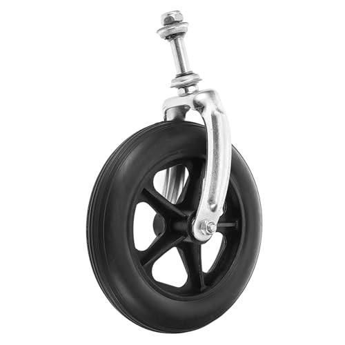 KOMBIUDA Replacement Bearing Wheels Wheelchair Front Caster Fork Bracket for Easy Installation Longevity
