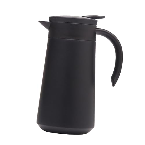 Garneck Coffee Kettle Vacuum Insulation Bottle Heat Resistant Coffee Pot Double Wall Coffee Mugs Insulated Coffee Cup Fashion Coffee Pot Water Jug Insulated Thermal Tea Teapot Black