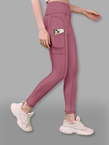 Image of Tight /Pants /Legging with Side Pocket, Stretchy Tights and a high Waist for Women and Girls' use in The Gym,Yoga,Running,Cycling