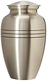 Best Friend Services Ottillie Eternity Series Pewter Pet Memorial Urn - Large
