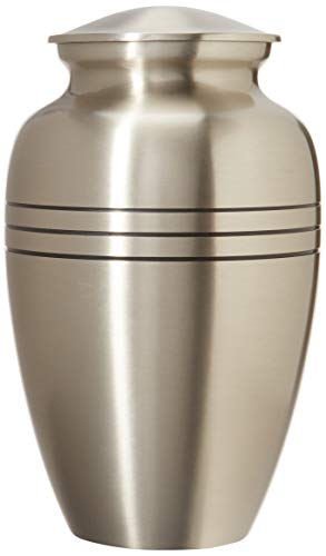 Best Friend Services Ottillie Eternity Series Pewter Pet Memorial Urn - Large