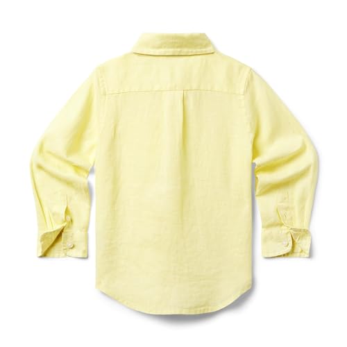 Janie and Jack Boys Linen Roll Up Shirt (Toddler/Little Kids/Big Kids)2