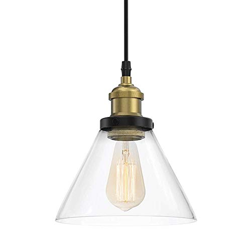 Lampe de bar rétro en verre pour transformer un couloir sombre