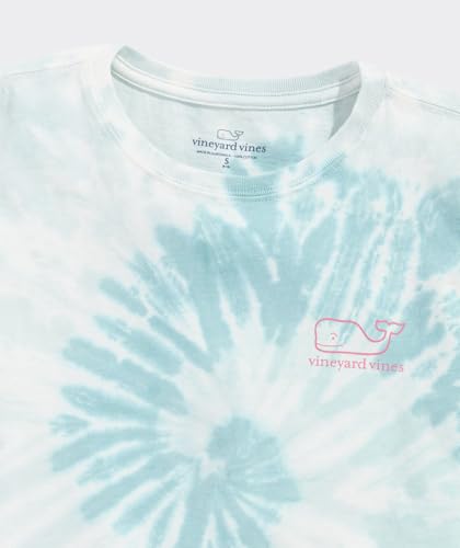 Image of Vineyard Vines Girls' Girls' Vintage Whale Outline Swirl Tie Dye Short-Sleeve Tee