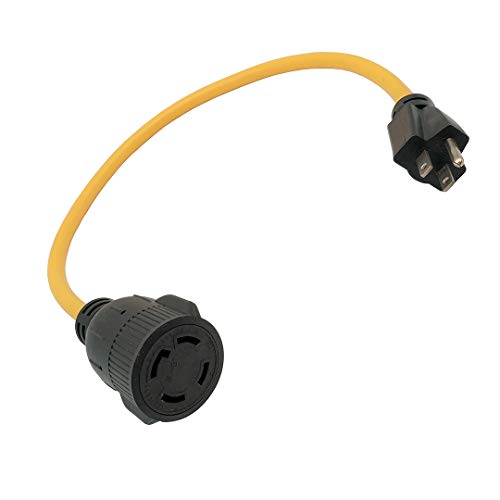 Crazy Clearance Parkworld 886726 Adapter Cord 5-15 Male Plug to Locking L14-30 Female Receptacle (2 feet)