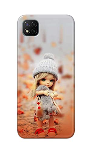 Image of PRINTFIDAA Doll Cute Girl Amazing Beauty Little Kid Child Playing Hard Back Cover for Poco C3 Back Cover -(P6) KAT1001