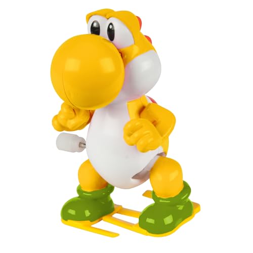 Image of TOMY Super Mario Yoshi Wind Up Blind Box Assortment - 9-Count Blind Box Set Includes Mix of Green, Red, Yellow, Purple, Pink, or Blue Yoshi Toys - Officially Licensed Mario Movie Blind Boxes - Ages 5+