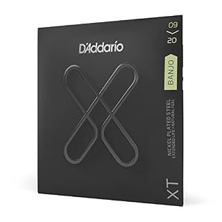 D’Addario Cordes XT pour banjo XTJ0920, acier plaqué nickel, Light, 09-20 - Les Beatles, Paul McCartney, John Lennon, RIngo Starr, George Harrison