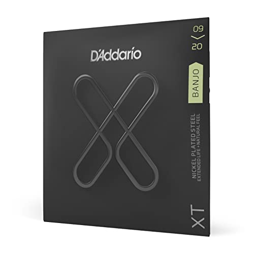 D’Addario Cordes XT pour banjo XTJ0920, acier plaqué nickel, Light, 09-20 - Les Beatles, Paul McCartney, John Lennon, RIngo Starr, George Harrison D'Addario Cordes XT pour banjo XTJ0920, acier plaqué nickel, Light, 09-20