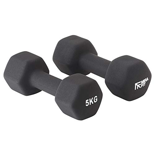 Mirafit Soft Touch Mini Hex Dumbbells – Choice of Size