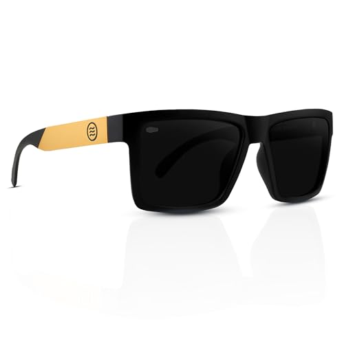 NEVEN Tombstone Mens Polarized Sunglasses - Rugged Relaxed Rectangular UV Protection Sunglasses - Cool Urban Fashion Glasses.