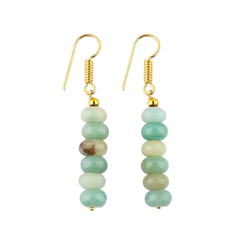 Natural Amazonite Crystals Earring...