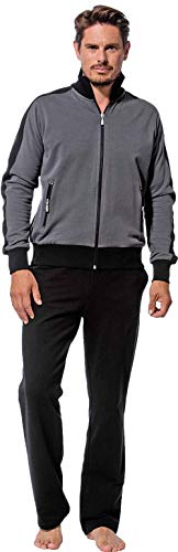 Morgenstern Uomo Tuta da Casa Giacca Grigia e