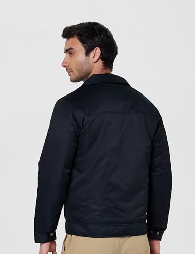Image of Qube By Fort Collins Men's Winter Jacket - Padded Casual Jacket for Men | Full Zip High Neck Jacket with Stand Collar, Chest Zip Pocket & Side Pockets for Office, Winter Wear, Travel & Daily Use