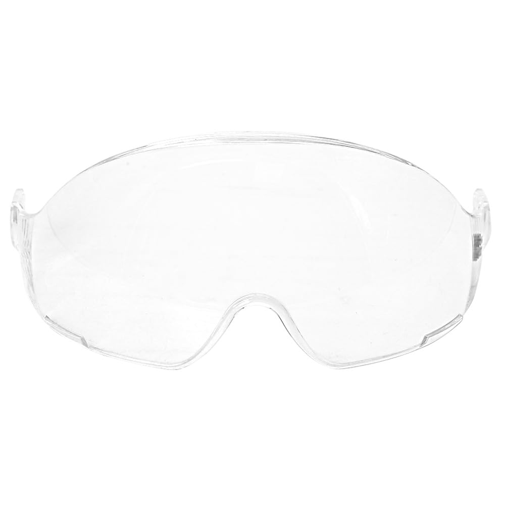 AOLAMEGS Hard Hat Accessories Clear Visor - PC Material Safety Helmet Goggle Replacement EN 166 Approved Clear Lens Eye Protector Block Dust