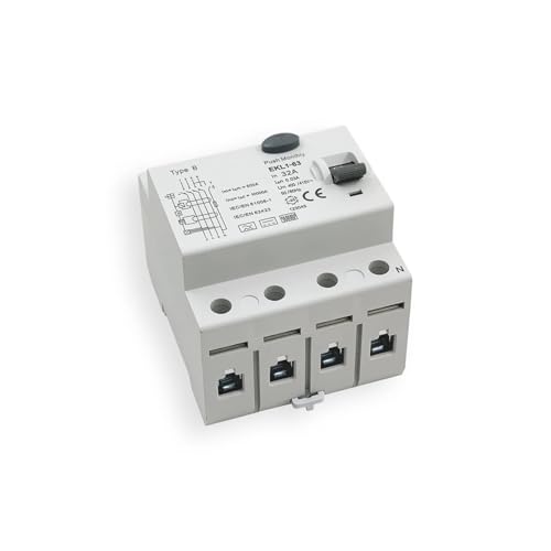 Disjoncteur différentiel Type B 4 pôles 63A pour protection de charge triphasée