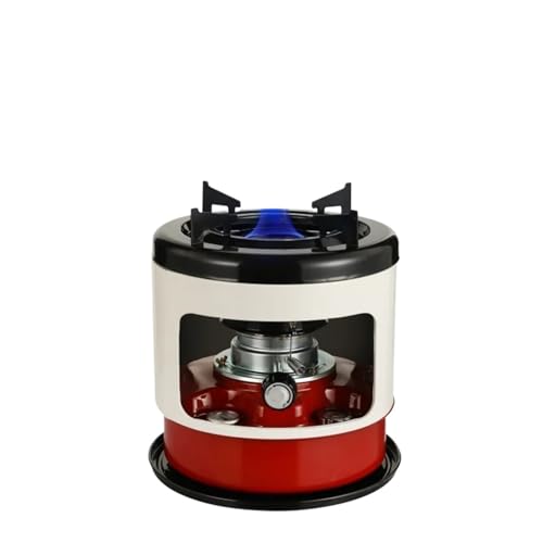 アウトドア キャンプ用屋外ポータブル灯油ヒーター、調理、釣り、狩猟用スペースヒーター アウトドア用バックパッキング石油ストーブ調理器具(Red)