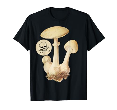 Venenoso Amanita Deathcap Setas coleccionistas Micología Camiseta